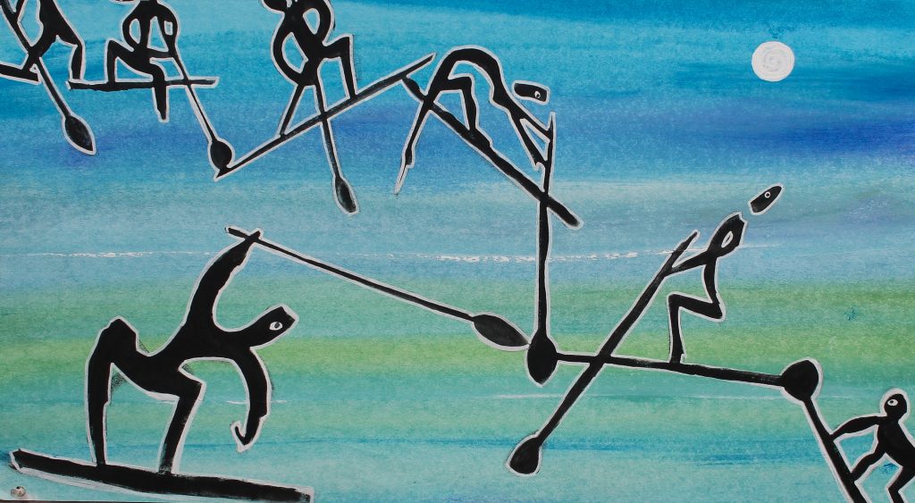 Paddleboarders, 2020