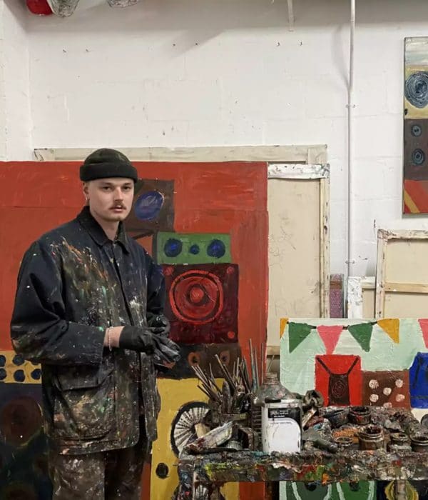 Danny Romeril Portrait - Janet Rady Fine Art