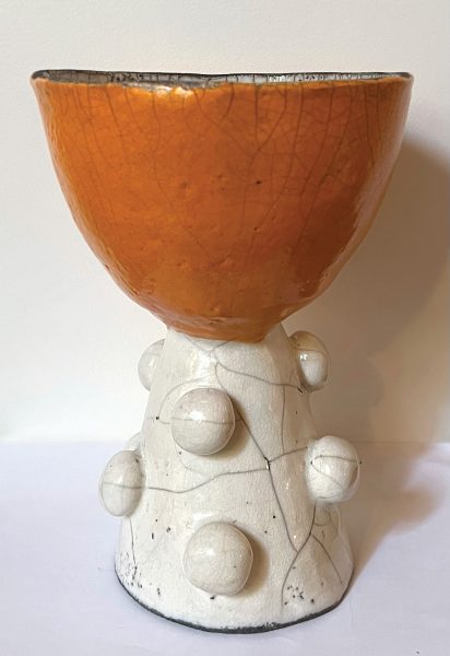 Hala Matta, Orange Calice, 2021, Janet-Rady-Fine-Art