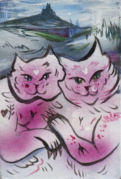 Shaqayeq Ahmadian, Kind Souls Suffer The Most, 2022, 30x20cm Janet Rady Fine Art