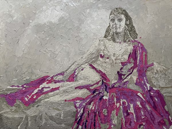 Hossam Dirar, Cleopatra Beauty, 2022, Oil on canvas, 127x168cm Janet Rady Fine Art