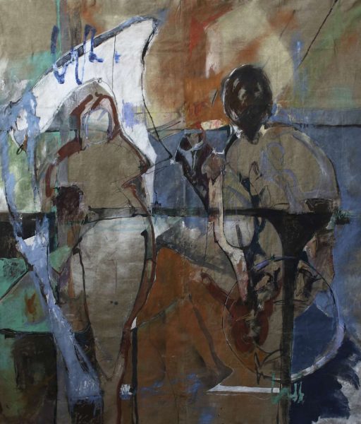 Elizaveta Filips, These Games You Play, 2021, 190x160cm Janet Rady Fine Art